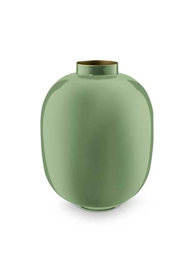 Pip Studio Vaso Metallo Verde Medio 32cm