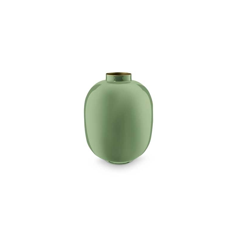 Pip Studio Vaso Metallo Verde Medio 32cm