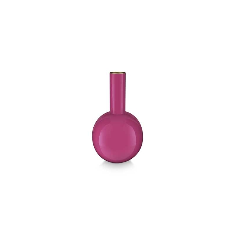 Pip Studio Vaso Metallo Piccolo Rosa Acceso 15x26cm