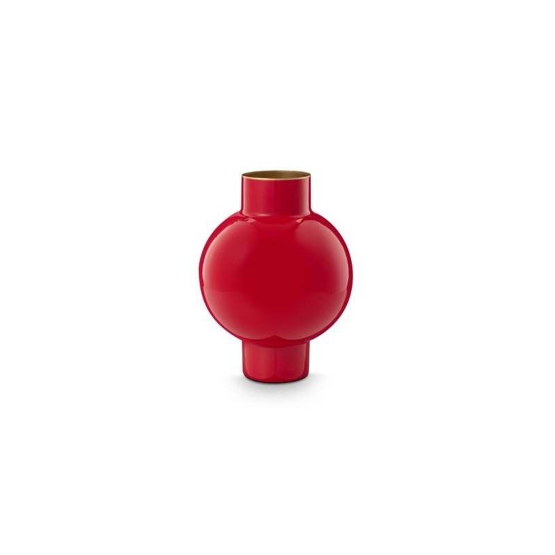 Pip Studio Vaso Metallo Piccolo Rosso 18x24cm
