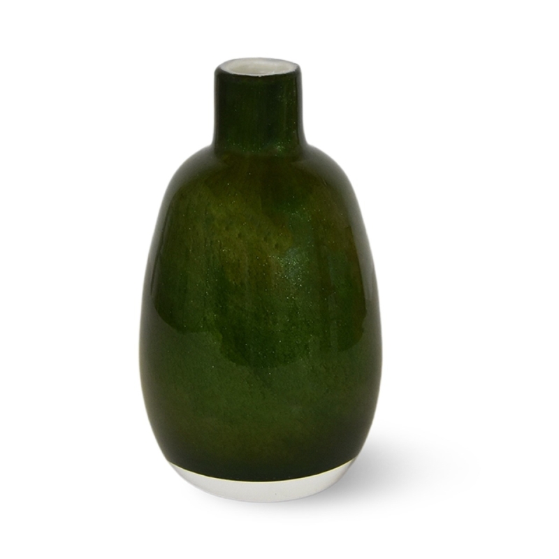 Zzing vaas Janny 14x 8 cm - mosgroen