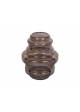 Vaso da fiori Distinct large 30x 25 cm - marrone cioccolato