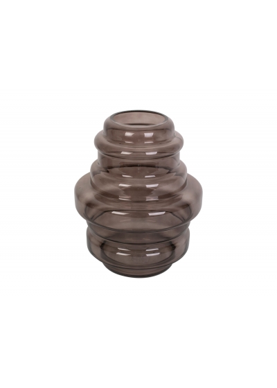 Vaso da fiori Distinct large 30x 25 cm - marrone cioccolato