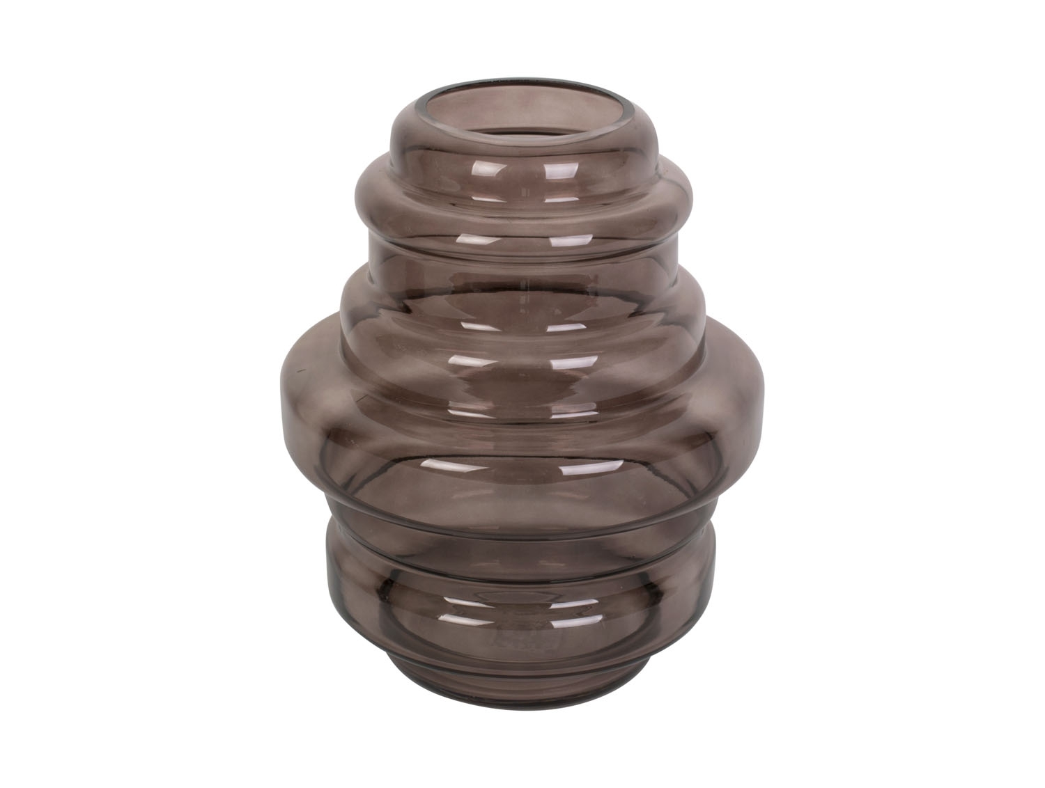 Vaso da fiori Distinct large 30x 25 cm - marrone cioccolato
