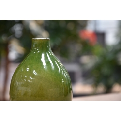 Zzing vaas 15x8 cm - mosgroen