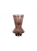 Vaso per fiori Glow grande 28x 17 cm - marrone cioccolato