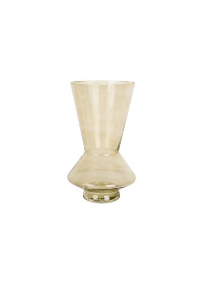 Vaso per fiori Glow grande 28x 17 cm - verde muschio