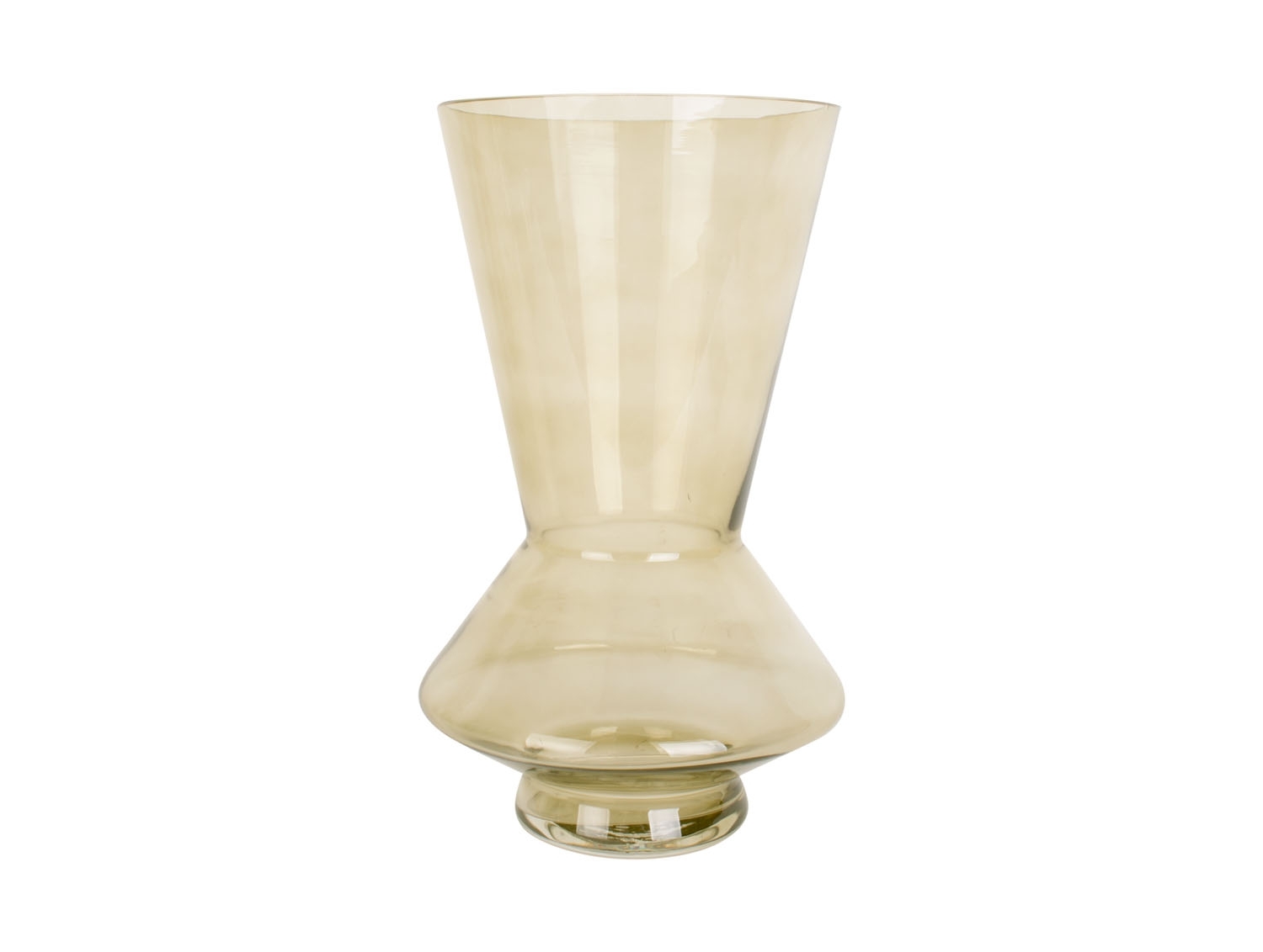 Vaso per fiori Glow grande 28x 17 cm - verde muschio