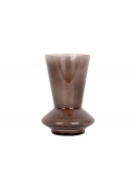 Vaso per fiori Glow piccolo 17,5x 12 cm - marrone cioccolato