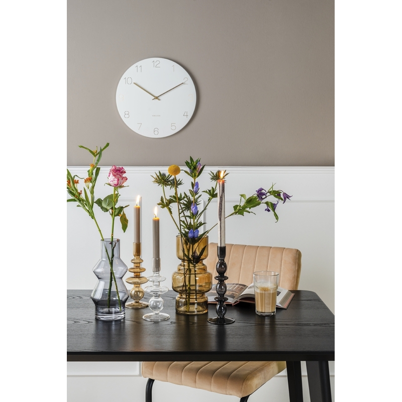 Vaso per fiori Blush 25x 12,5 cm - grigio scuro