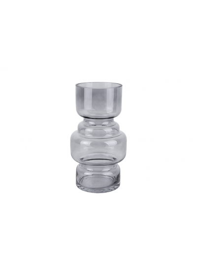 Vaso per fiori Courtly grande 25x 14 cm - grigio scuro