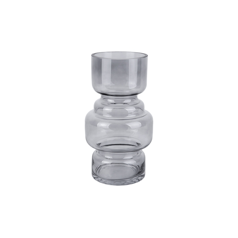 Vaso per fiori Courtly grande 25x 14 cm - grigio scuro