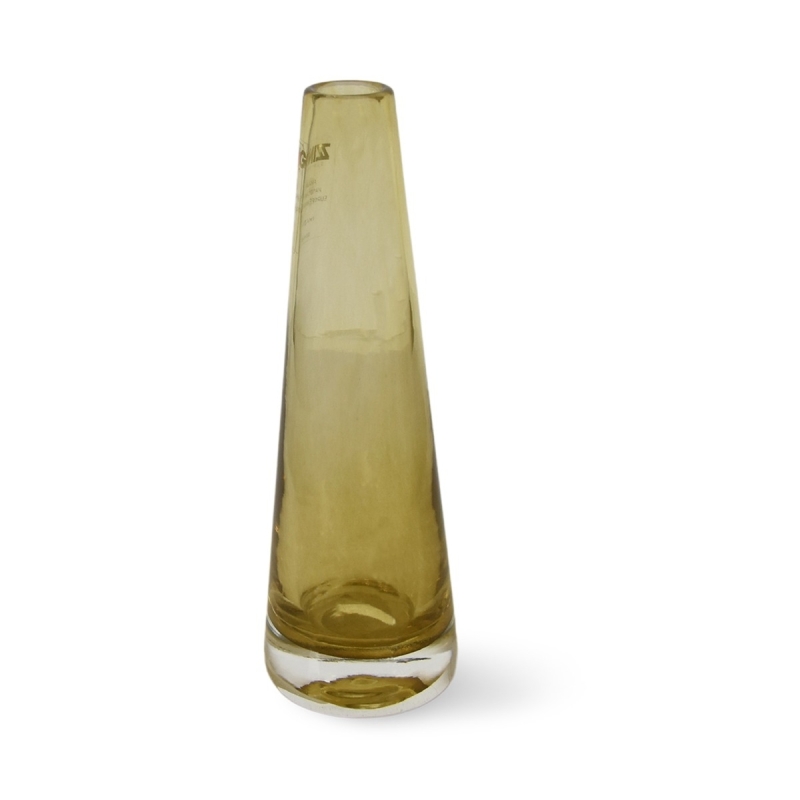 Zzing vaas Vulcano 20 cm - olijf geel