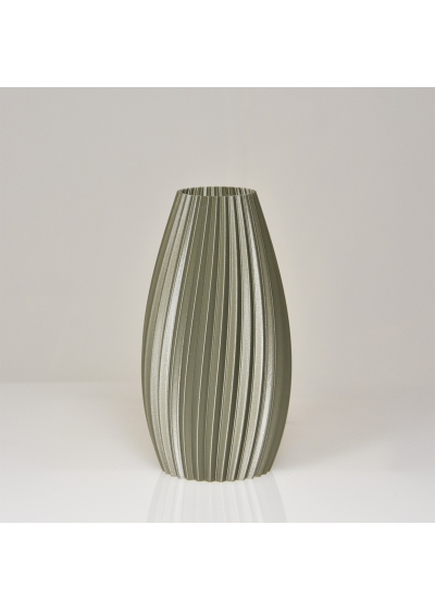 Vaso Jasmin 3D 9x17cm Champagne Metallic