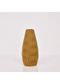 Felicia 3D vaas 18x8cm Goud Metallic