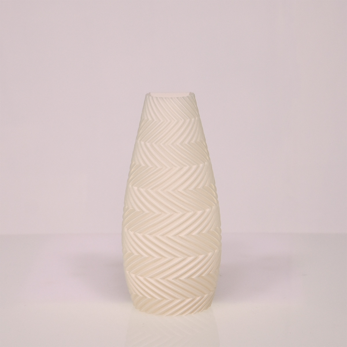 Felicia 3D wandvaas 18x8x5cm Wit