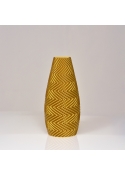 Felicia 3D wandvaas 18x8x5cm Goud Metallic