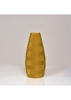 Felicia 3D wandvaas 18x8x5cm Goud Metallic