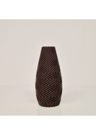 Felicia 3D wandvaas 18x8x5cm Bronze Metallic