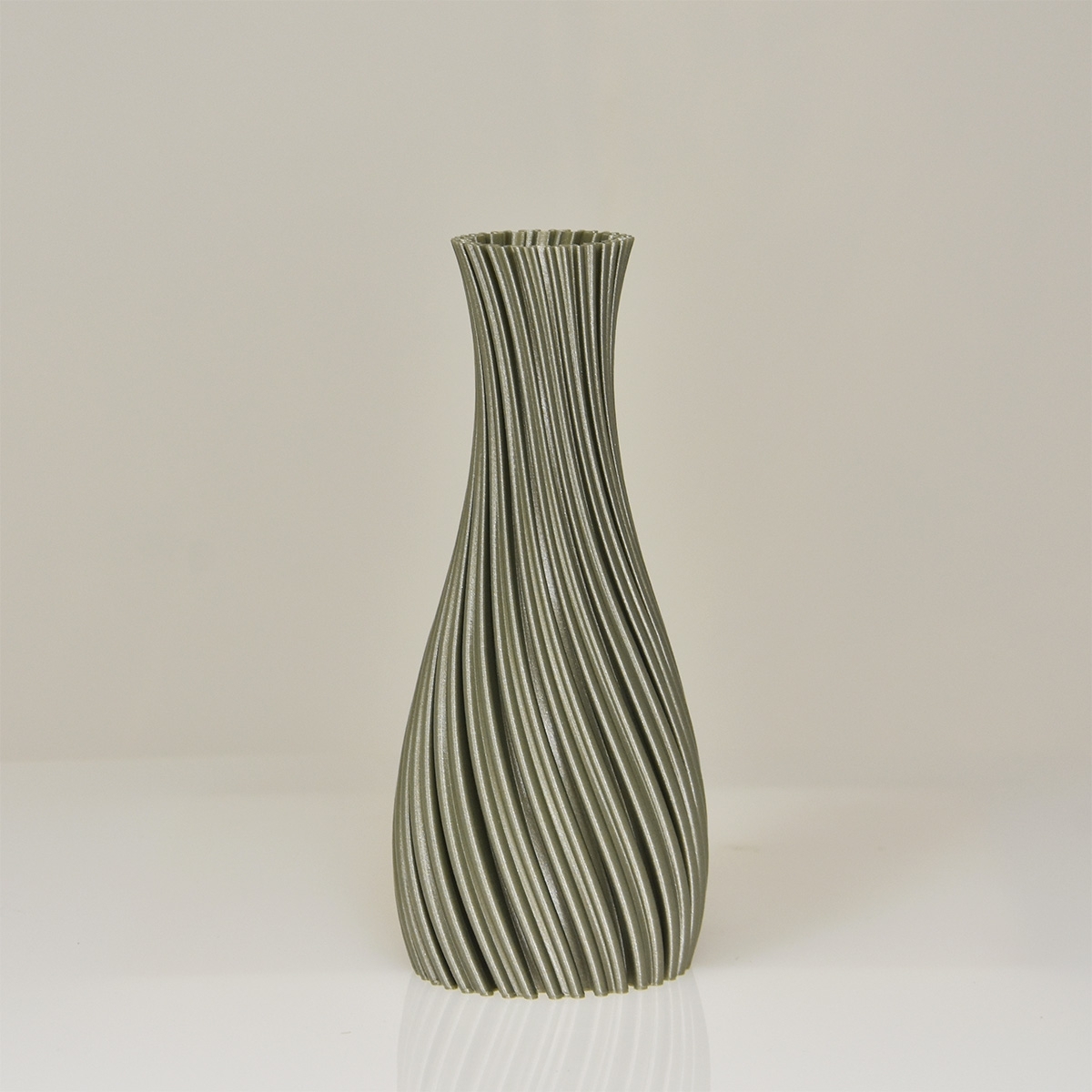 Kalmia 3D vaas 20x9cm Champagne Metallic