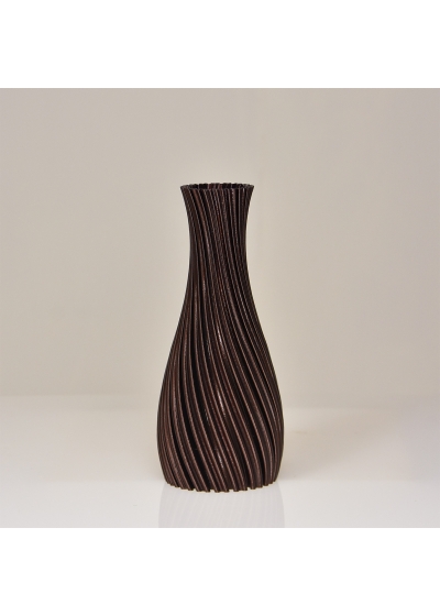 Kalmia 3D vaas 20x9cm Bronze Metallic