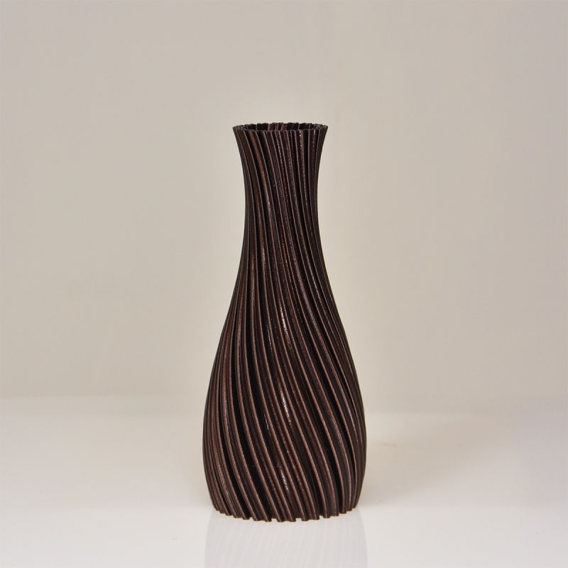 Kalmia 3D vaas 20x9cm Bronze Metallic