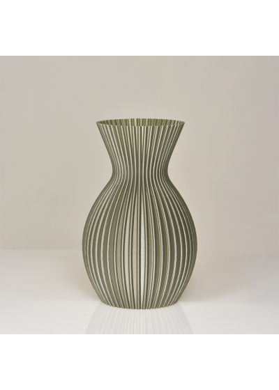 Lily 3D vaas 20x13cm Champagne Metallic