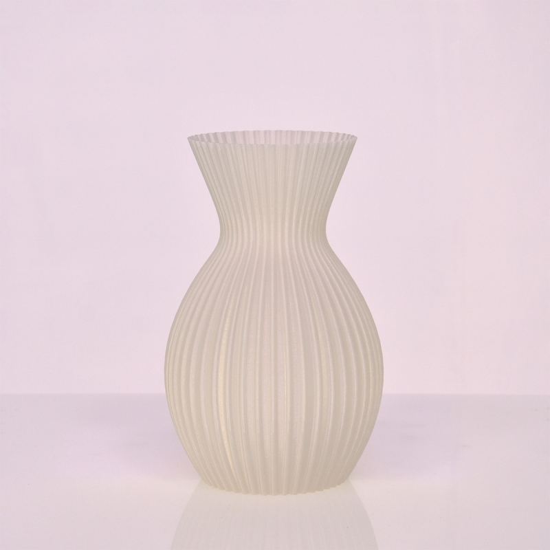 Lily 3D vaas 20x13cm Wit