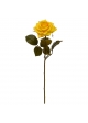 Ramo di rosa artificiale Classic 46 cm giallo
