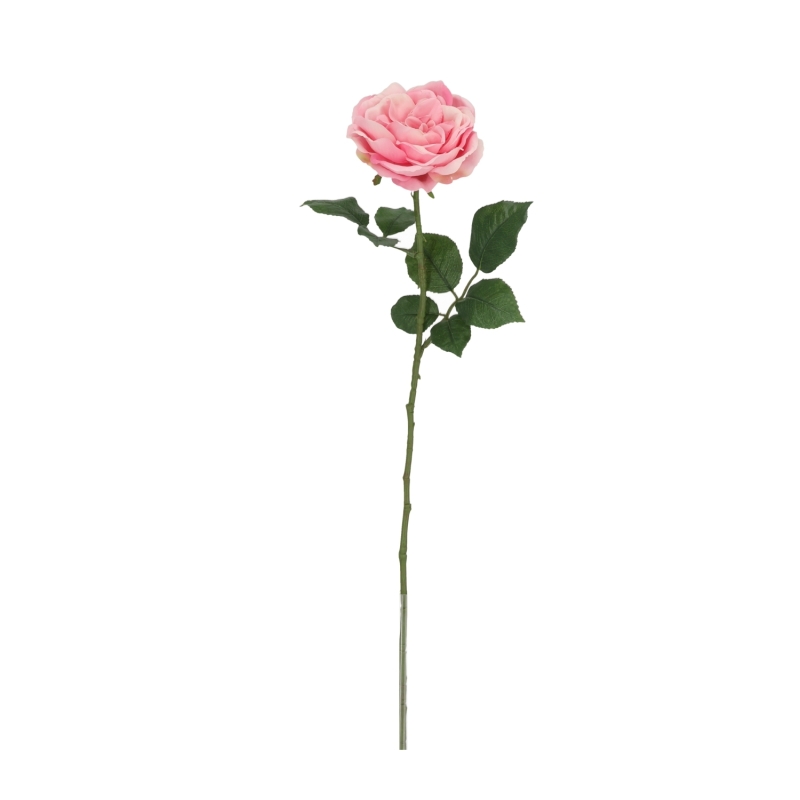 Rosa Inglese Artificiale 56cm Rosa