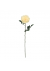 Rosa Inglese Artificiale 56cm Crema