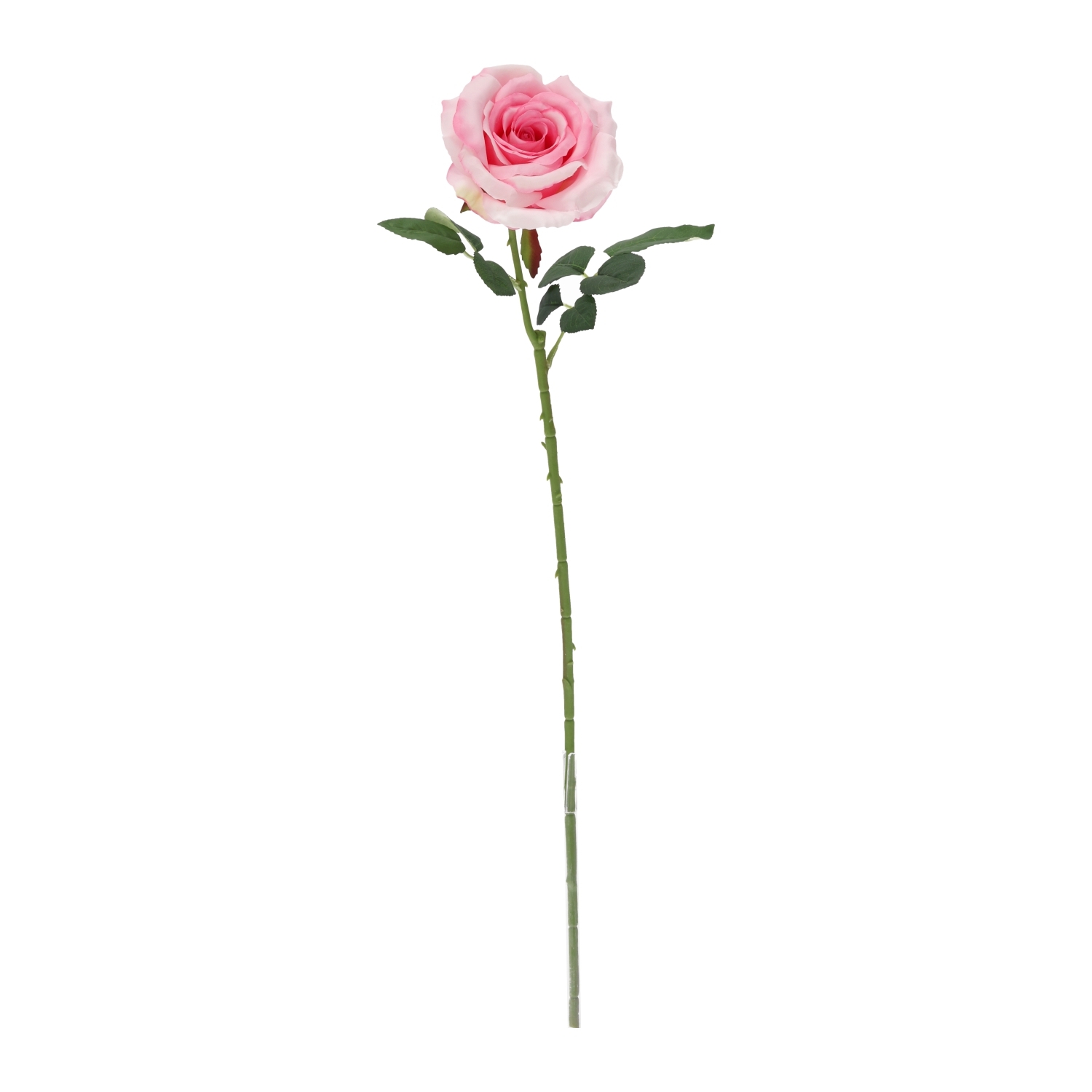 Ramo di rosa artificiale Elegance rosa 63 cm
