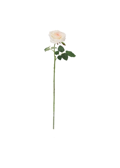 Ramo di rosa artificiale Elegance crema 63 cm
