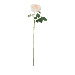 Ramo di rosa artificiale Elegance crema 63 cm