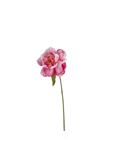 Fiore di Peonia Artificiale 38cm Rosa