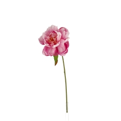 Fiore di Peonia Artificiale 38cm Rosa