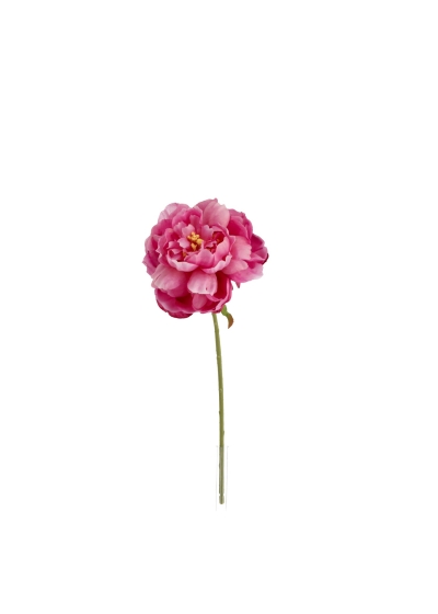 Fiore di Peonia Artificiale 38cm Cerise