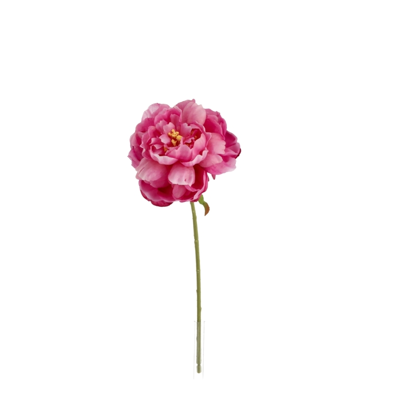 Fiore di Peonia Artificiale 38cm Cerise