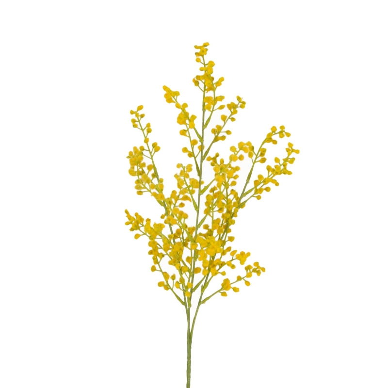 Branche di Mimosa Artificiale 68cm Gialla