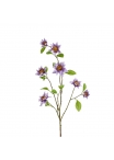 Ramo di Clematide Artificiale 92cm Viola