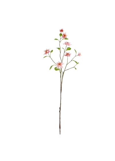 Ramo di Clematide Artificiale 92cm Rosa