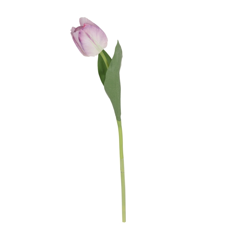 Ramo di Tulipano Artificiale 48cm Lavanda