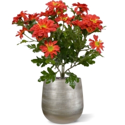 Bouquet artificiale di crisante 35 cm arancione