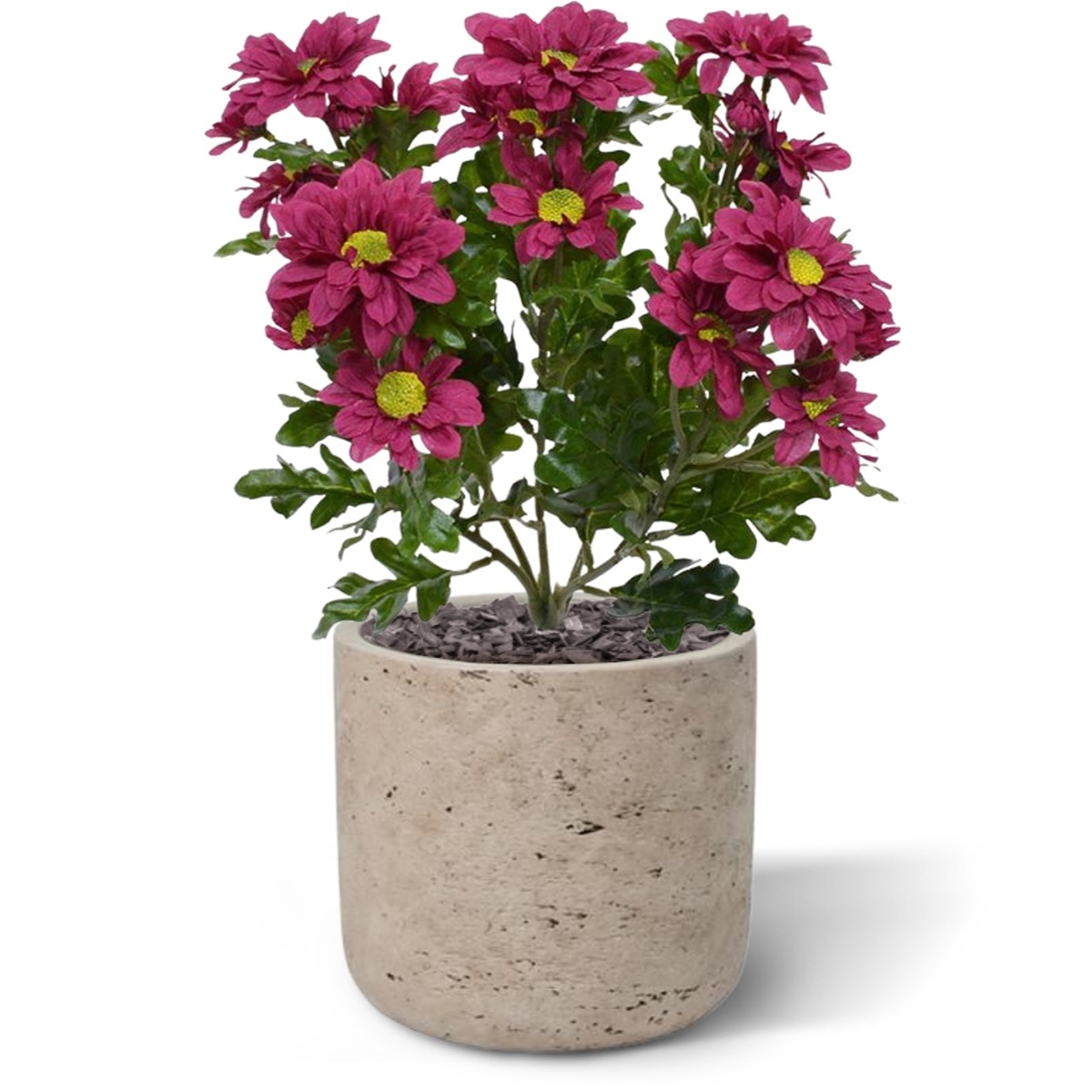 Bouquet artificiale di crisante 35 cm bordeaux