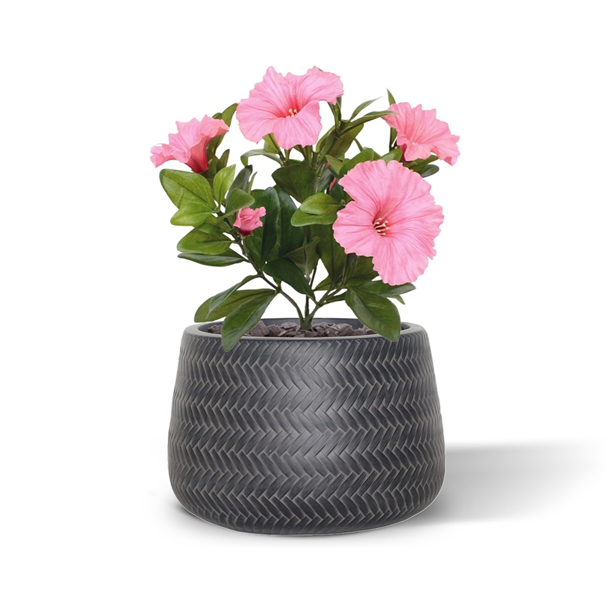 Bouquet di petunie artificiali 25 cm rosa