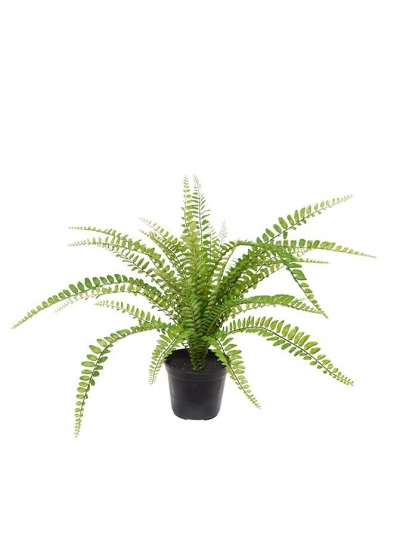 Asplenium Fern pianta artificiale 45 cm in vaso
