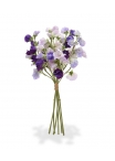 Bouquet di Lathyrus in seta 40 cm