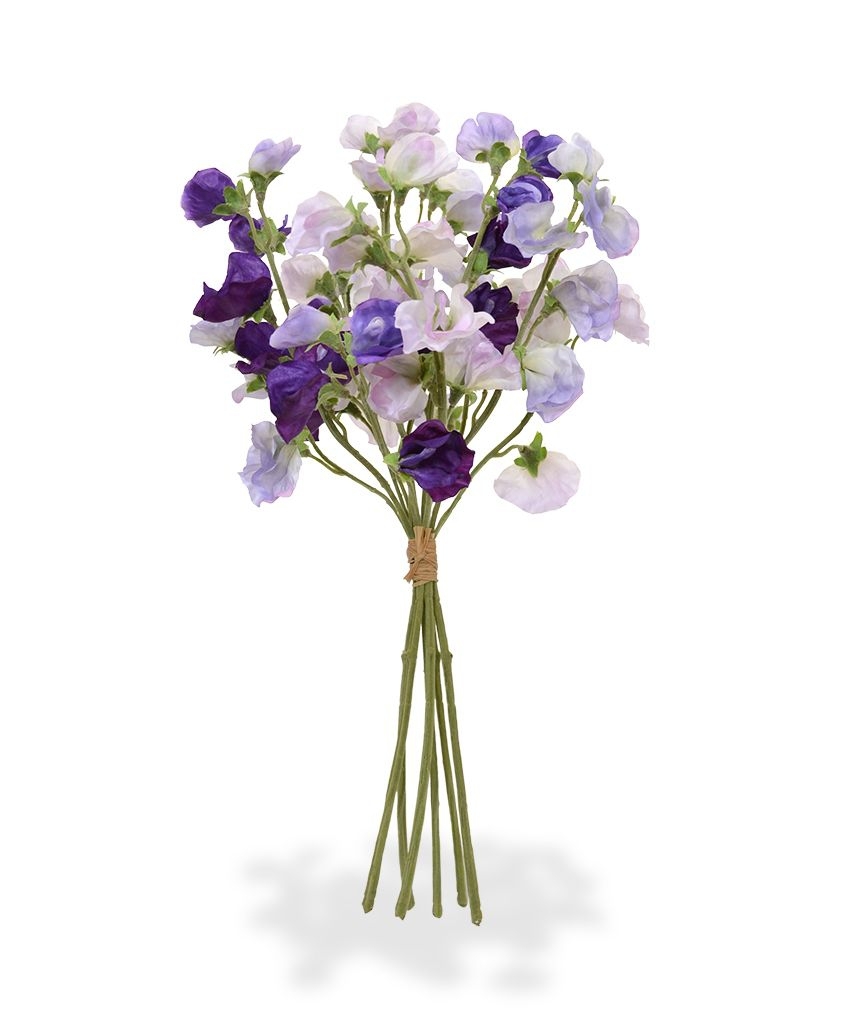 Bouquet di Lathyrus in seta 40 cm