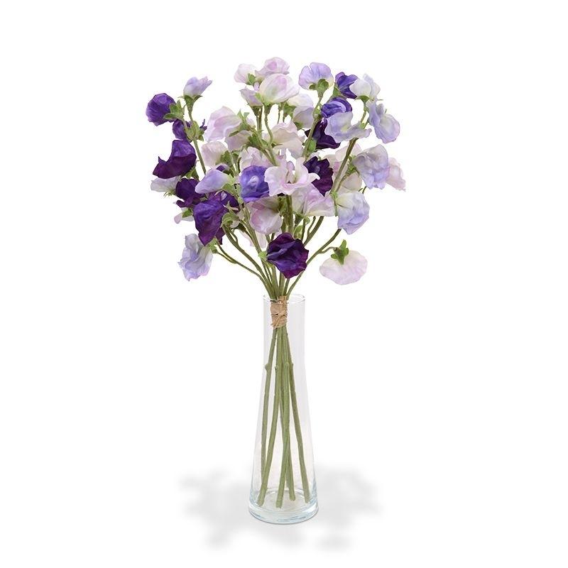 Bouquet di Lathyrus in seta 40 cm