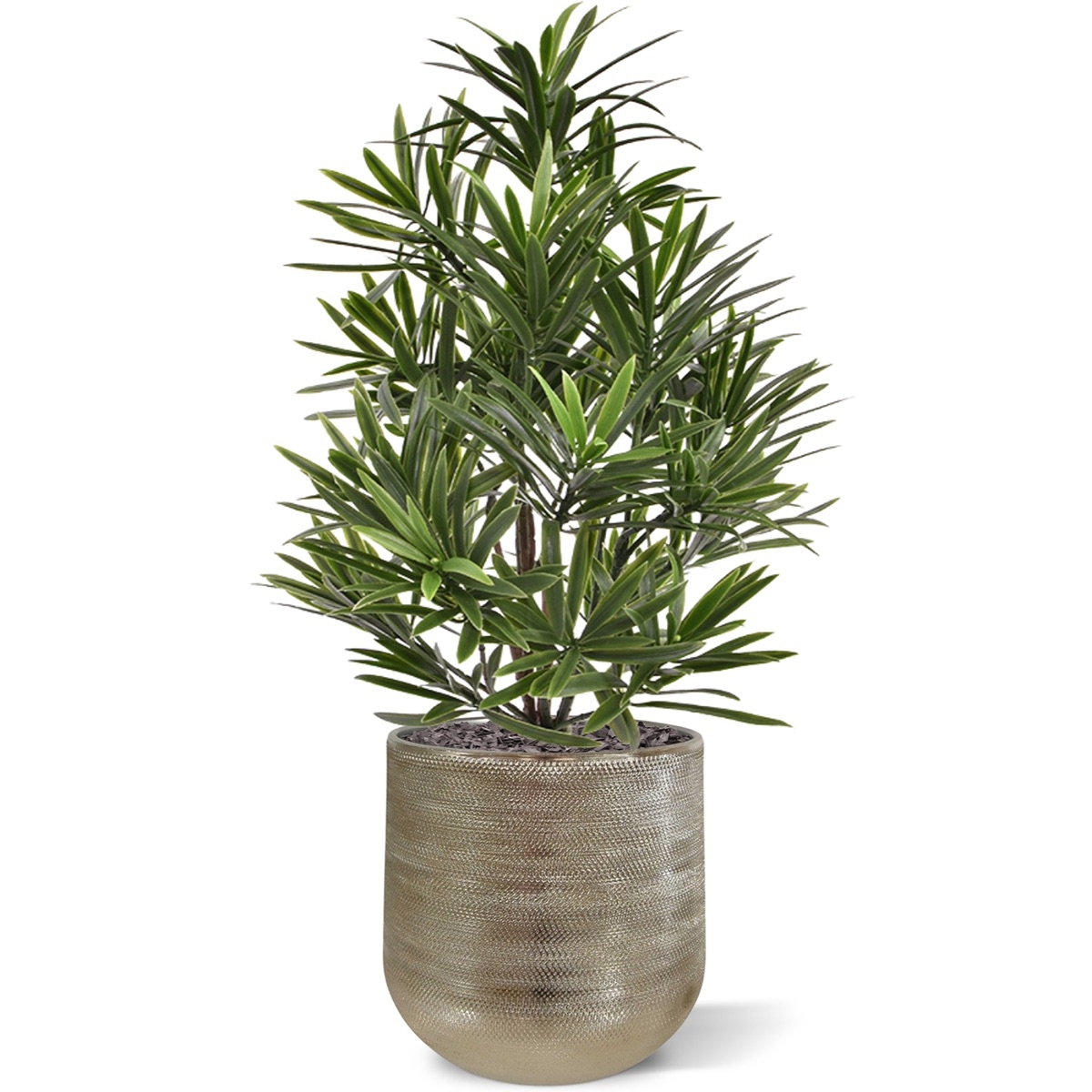 Bouquet artificiale di Podocarpus 40 cm UV
